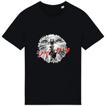 Black & White Manga Biker