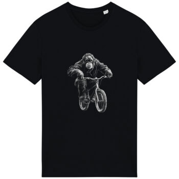 White Print BMX Orangutan Biker